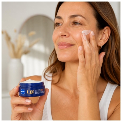 Nivea Q10 Cofre Rotina Facial Creme de Dia e Creme de Noite Energy