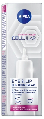 Nivea Cellular Expert Filler Crème Soin Contour des Yeux et des Lèvres Repulpant 15 ml