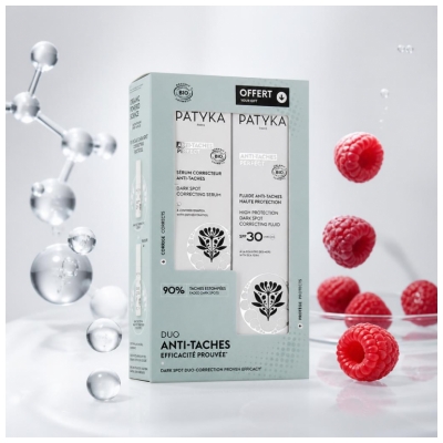 PATYKA Anti-Taches Perfect Korrigerende Anti-Plet Serum Bio 30 ml + Anti-Plet Fluide SPF30 Bio 40 ml Gratis