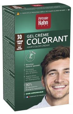 Pétrole Hahn Kit Gel Crème Colorant - Coloration : 30 : Châtain Foncé