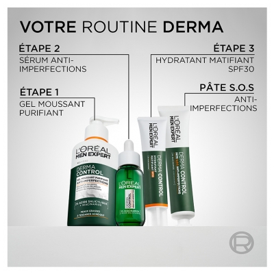 L'Oréal Paris Men Expert Derma Control Sérum Anti-Imperfections Niacinamide 30 ml