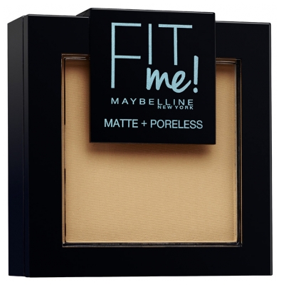 Maybelline New York Fit Me ! Poudre Compacte Matte + Poreless 9 g - Teinte : 250 Beige Ensoleillé