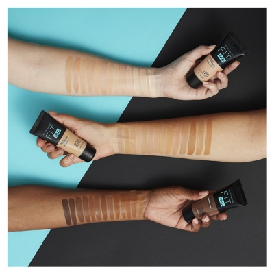 Maquillaje Fluido Mate Fit Me + Poreless 30 ml - Tinte: 120 Rosa Beige
