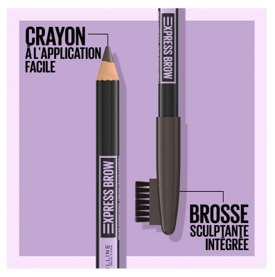Maybelline New York Express Brow Crayon à Sourcils Précision - Teinte : 03 Soft Brown