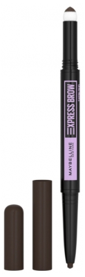 Maybelline New York Express Brow Satin Duo Crayon Sourcils + Poudre 1,9 g - Teinte : Black Brown