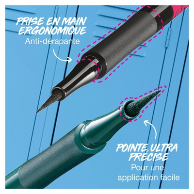 Maybelline New York Hyper Precise Eyeliner Feutre 1 ml - Teinte : 720 Cobalt