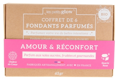 Natura Square Box Les Petits Glow 6 Parfümierte Fondants Amour & Réconfort Bio 65 g