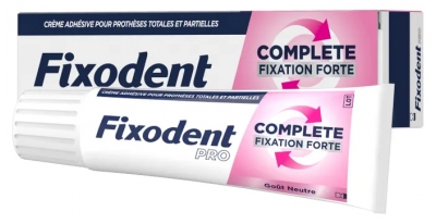 Fixodent Pro Complete Fixation Forte Goût Neutre 47 g