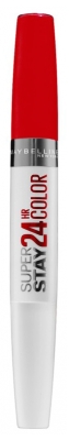 Maybelline New York Superstay 24H Color Lipstick 2in1 9 ml - Tinta: 553 Rosso fisso Y