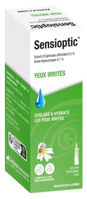 Bausch + Lomb Sensioptic Soulage & Hydrate les Yeux Irrités 10 ml