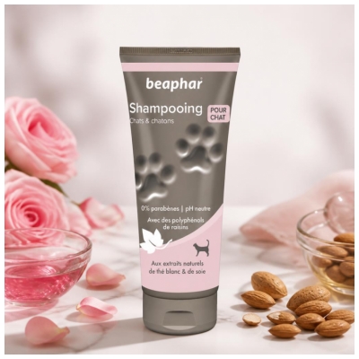 Beaphar Šampon za mačke in mačje mladiče 200 ml