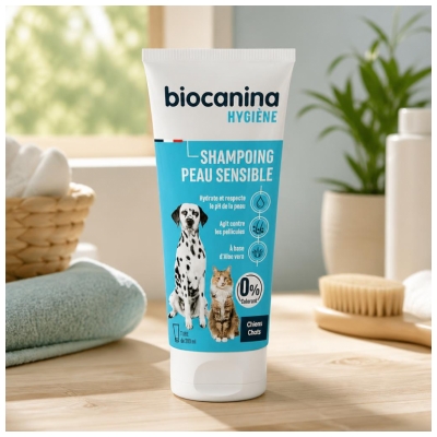 Șampon Biocanina Piele Sensibilă Câine și Pisică 200 ml