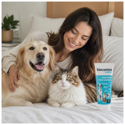 Șampon Biocanina Piele Sensibilă Câine și Pisică 200 ml