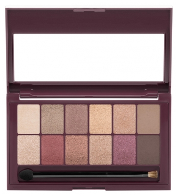 Paletka očních stínů Maybelline New York 9,6 g - Verze: Burgundský bar