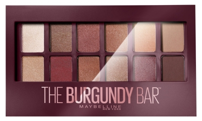 Paletka očních stínů Maybelline New York 9,6 g - Verze: Burgundský bar