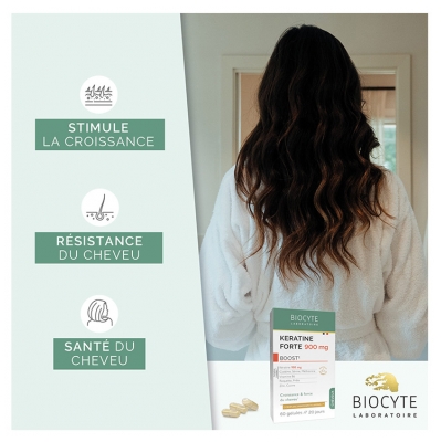 Biocyte Keratine Forte 900 mg Boost 60 Gélules
