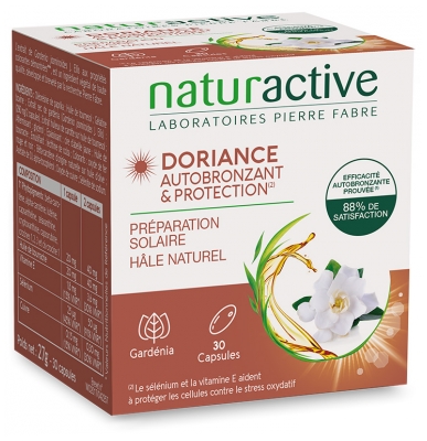 Naturactive Doriance savaiminis įdegis ir apsauga 30 kapsulių