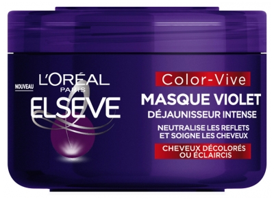 L'Oréal Paris Elseve Color Vive Masque Violet Déjaunisseur Intense 250 ml