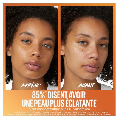 Maybelline New York Superstay 24H Skint Tint Fluide de Teint 30 ml - Teinte : 10