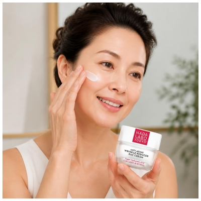 Hada Labo Tokyo Przeciwstarzeniowy Krem Redukujący Zmarszczki na Dzień 50 ml