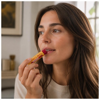 Burt's Bees Vlažilni balzam za ustnice s šipkom 4,25 g