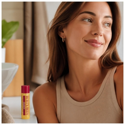 Burt's Bees Vlažilni balzam za ustnice s šipkom 4,25 g