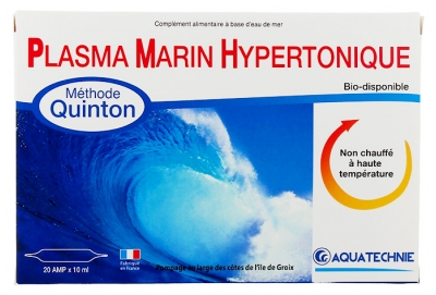 Biotechnie Plasma Marin Hypertonique 20 Ampoules