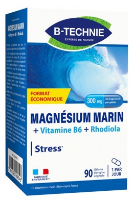 Biotechnie Magnésio Marinho B6 Rhodiola 90 Cápsulas