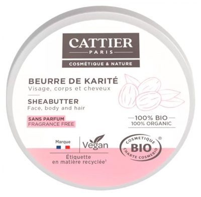 Cattier Karité-Butter 100 % Bio 20 g