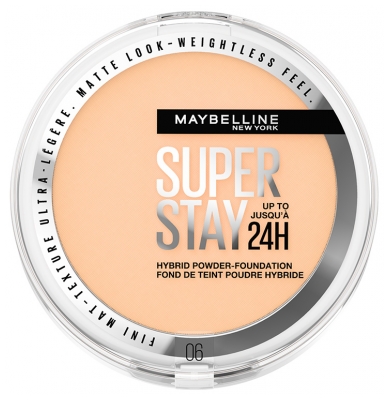 Maybelline New York Superstay 24H Fond de Teint-Poudre Hybride 9 g - Teinte : 06