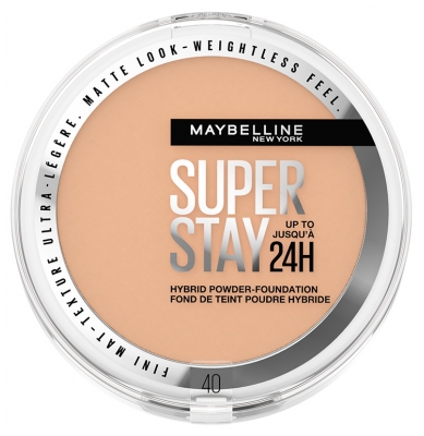 Maybelline New York Superstay 24H Fond de Teint-Poudre Hybride 9 g - Teinte : 40