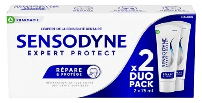 Sensodyne Expert Protect Répare & Protège Menthe Fraîche Lot de 2 x 75 ml