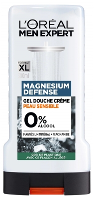 L'Oréal Paris Men Expert Magnesium Defense Gel Douche Crème Peau Sensible 300 ml