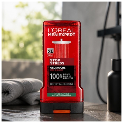 L'Oréal Paris Men Expert Stop Stress Sproščujoč Gel za Prhanje 300 ml