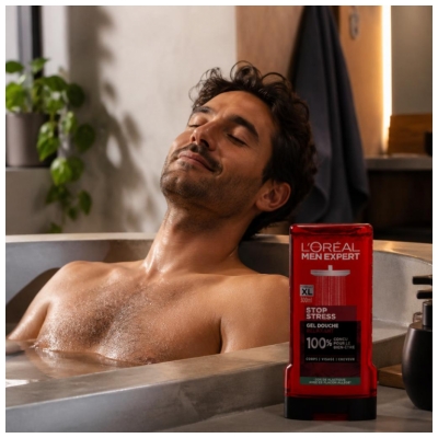 L'Oréal Paris Men Expert Stop Stress Sproščujoč Gel za Prhanje 300 ml