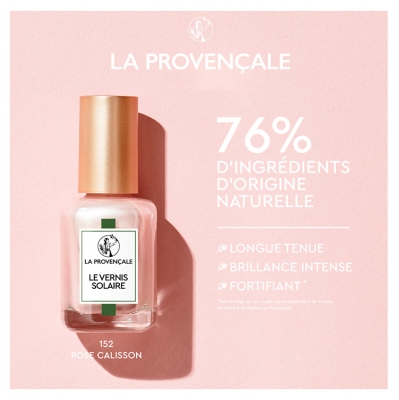 La Provençale Bio Le Vernis Solaire 13 ml - Couleur : 152 Rose Calisson