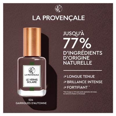 La Provençale Bio Le Vernis Solaire 13 ml - Couleur : 624 Garrigues d'Automne