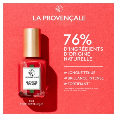 La Provençale Bio Le Vernis Solaire 13 ml - Couleur : 203 Rose Restanque