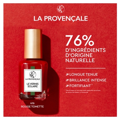 La Provençale Bio Le Vernis Solaire 13 ml - Couleur : 416 Rouge Tomette
