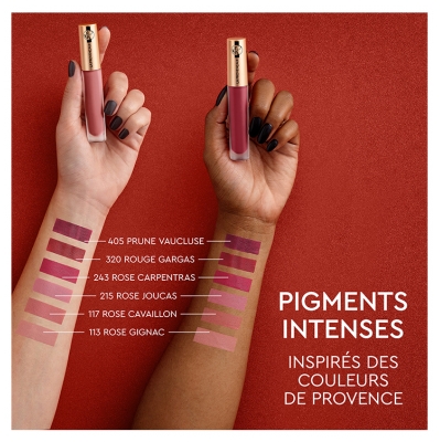 La Provençale Bio Le Rouge Mat Ocres Liquide Bio 4,5 ml - Teinte : 405 Prune Vaucluse