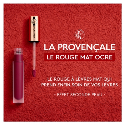 La Provençale Bio Le Rouge Mat Ocres Liquide Bio 4,5 ml - Teinte : 405 Prune Vaucluse