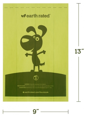 Earth Rated Beutelspender Hundekotbeutel 15 Beutel