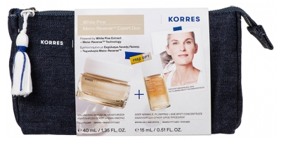 Korres Hvid Fyr Træ Serum-i-Creme Volumen 40 ml + Anti-Rynke & Anti-Plet Koncentrat 15 ml Gratis