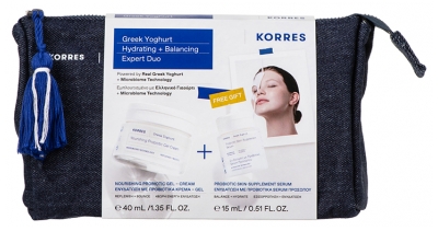 Korres Yaourt Grec Gel-Crème Nourrissant 40 ml + Sérum Revitalisant 15 ml Offert