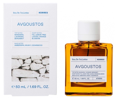Korres Tualetes Ūdens Avgoustos 50 ml