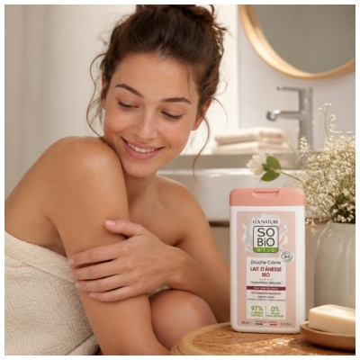 Léa Nature SO BIO étic Organic Donkey Milk Cream Shower 450 ml