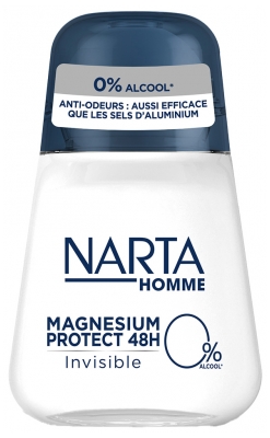 Narta Homme Magnésium Protect 48H Déodorant Invisible 50 ml