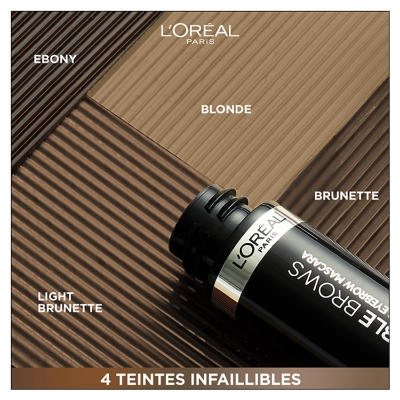 L'Oréal Paris Infaillible Brows 24H Mascara Gel Sourcils Volumisant 5 ml - Teinte : 108 Dark Brunette