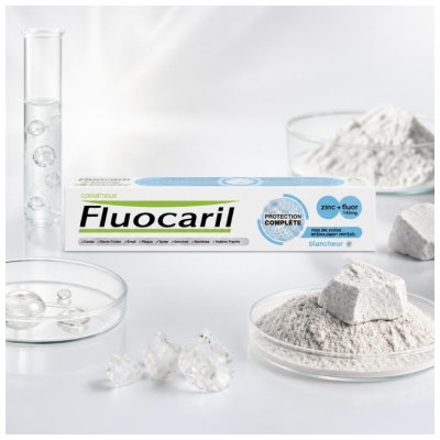 Fluocaril Komplett Skydd Tandkräm för Vitare Tänder 75 ml