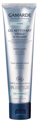 Gel de Curățare Ultra-Delicat Bio pentru Față Gamarde Homme 100 g